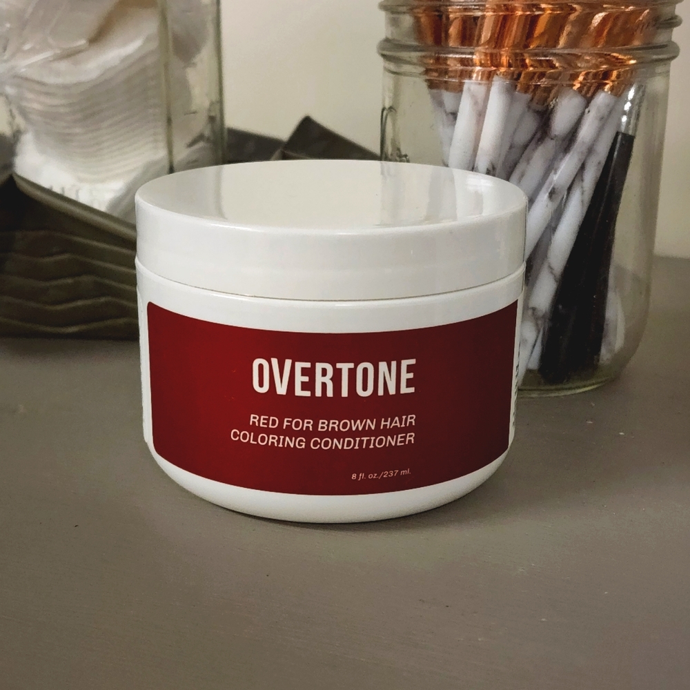 Overtone Coloring Conditioner Red for Brown Hair